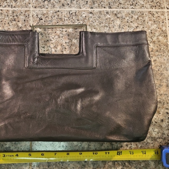 Black Leather Banana Republic Handbag - Picture 4 of 7